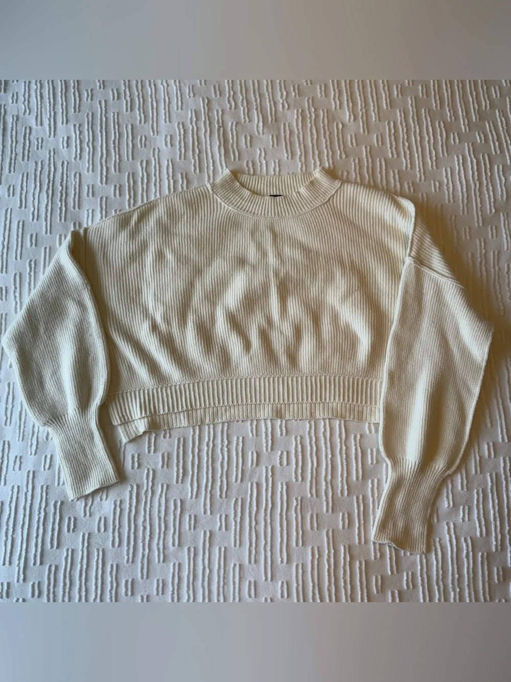 Free People Easy Street Crop Pullover in Moonglow